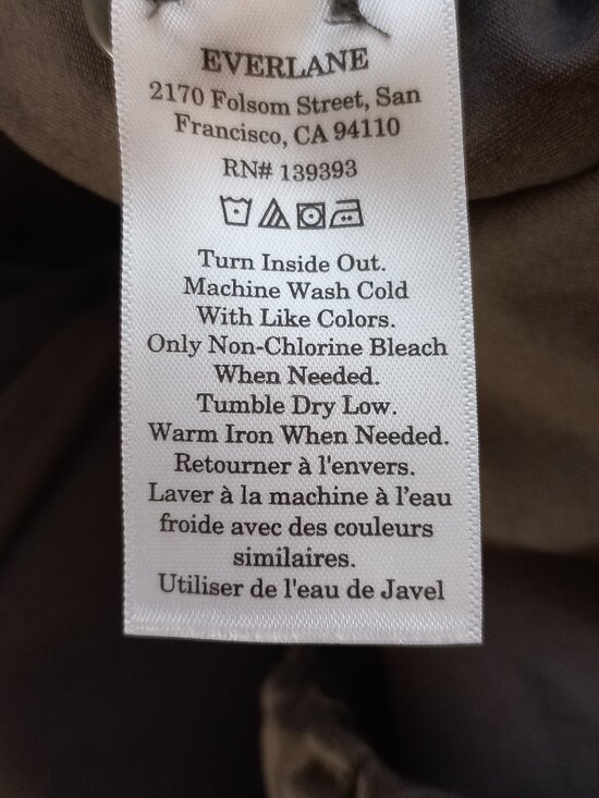 EVERLANE uniform slim fit grey pants 38x32 - Picture 10 of 10